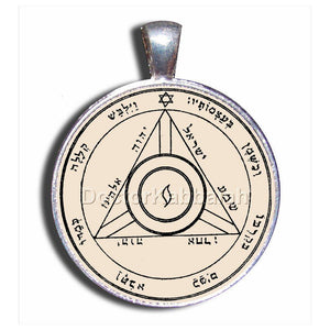 Kabbalah Amulet for a Good News on Parchment - bluewhiteshop