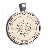 Kabbalah Amulet for Fame and Peace of Mind on Parchment - bluewhiteshop