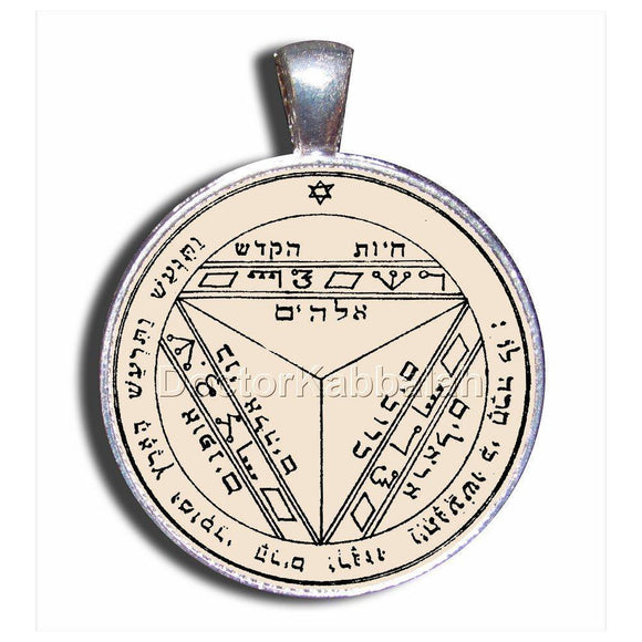 Kabbalah Amulet for Powerful Speech on Parchment - bluewhiteshop