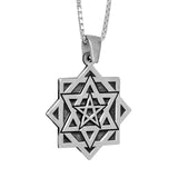 Kabbalah Amulets Pendant Eve’s Rectification Tikun Hava Sterling Silver Tikkun Chava - bluewhiteshop