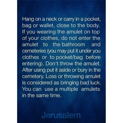 King Solomon Seal - Matching | Kabbalah Amulet | Kabbalah Talisman - bluewhiteshop