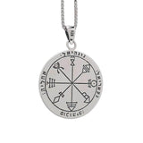 King Solomon Seal | Social Harmony Amulet | Silver 925 necklace - bluewhiteshop