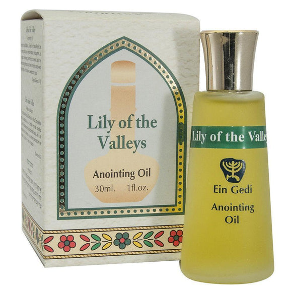 Lily of the Valleys Anointing Oil Blessing from Jerusalem 30ml by Ein Gedi - bluewhiteshop