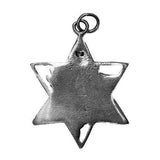 Magen David Pendant Star of David Hand Made Jewish Israel Silver 925 - bluewhiteshop