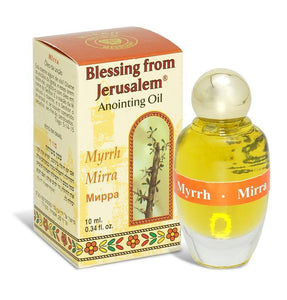 Myrrh Anointing Oil Blessing from Jerusalem 10ml by Ein Gedi - bluewhiteshop
