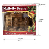 Nativity scene, Handcrafted Olive Wood Christmas Figurines 5.7 inch - bluewhiteshop