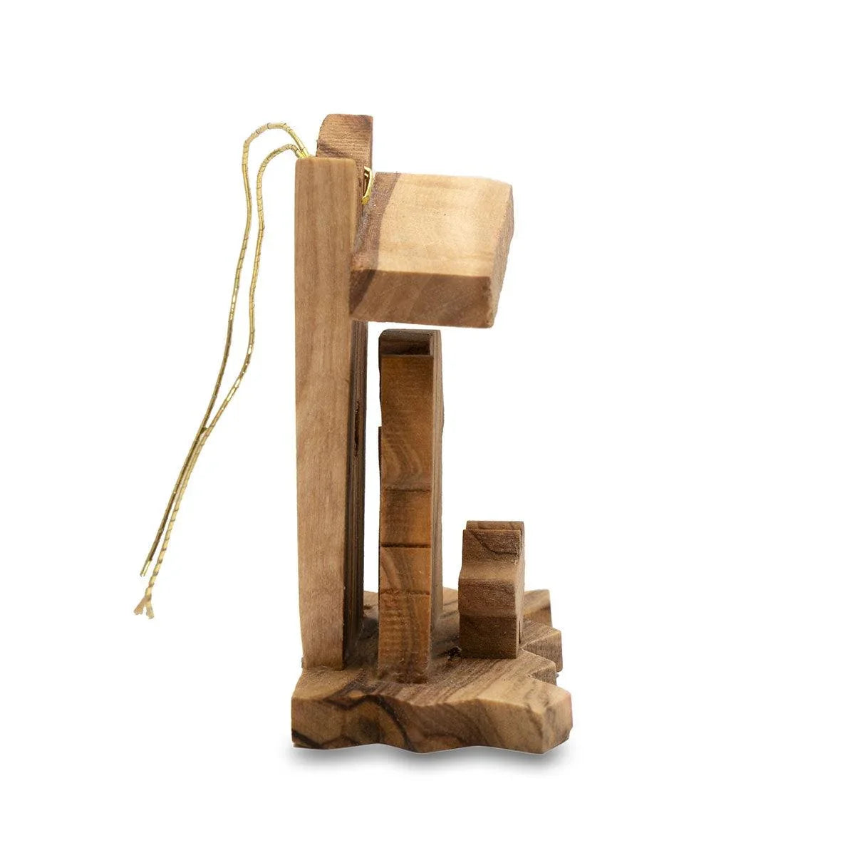 Nativity scene, Handcrafted Olive Wood Christmas Ornaments - bluewhiteshop