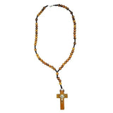 Olive wood beads rosary - bluewhiteshop