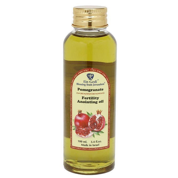 Pomegranate Anointing Oil Blessing from Jerusalem 100ml by Ein Gedi - bluewhiteshop