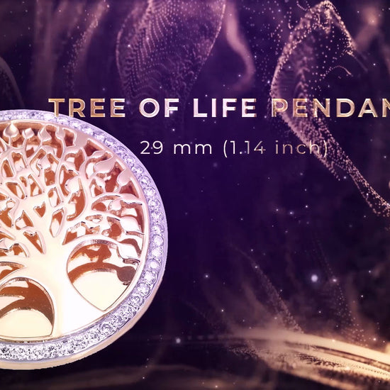 Tree of Life necklace Gold 14K & Diamonds 