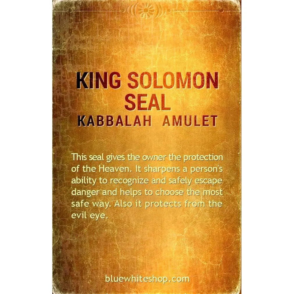 Protection amulet King Solomon Seal – bluewhiteshop