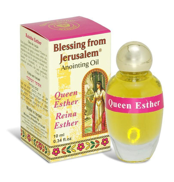 Queen Esther Anointing Oil Blessing from Jerusalem 10ml by Ein Gedi - bluewhiteshop