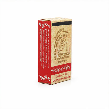 Side view of Rose of Sharon anointing oil gift box