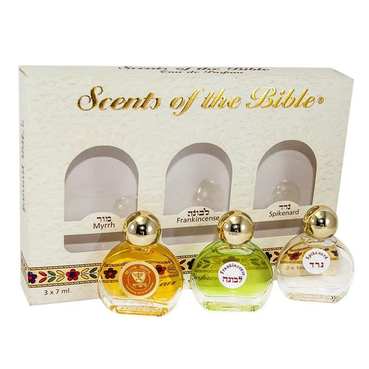 Scents of the Bible Eau de Perfume Set 3X7ml by Ein Gedi - bluewhiteshop