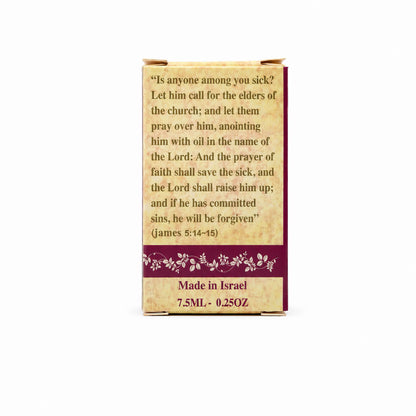 ack of Spikenard anointing oil box with James 5:14–15