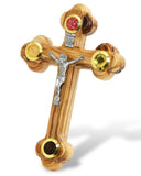Wall Cross with Crucifix and Holy Essences - bluewhiteshop