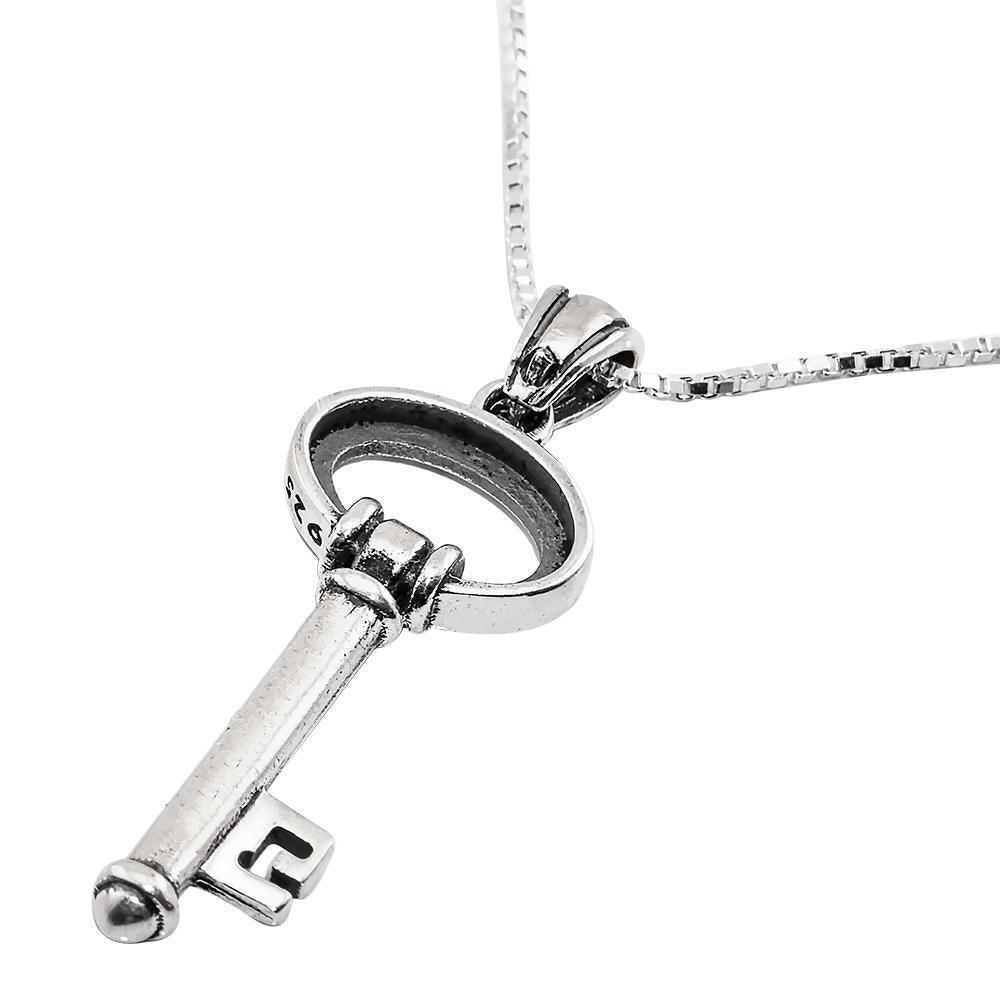 Women Kabbalah Pendant Eshet Hail for Success Silver 925 Jewish Jewelry - bluewhiteshop